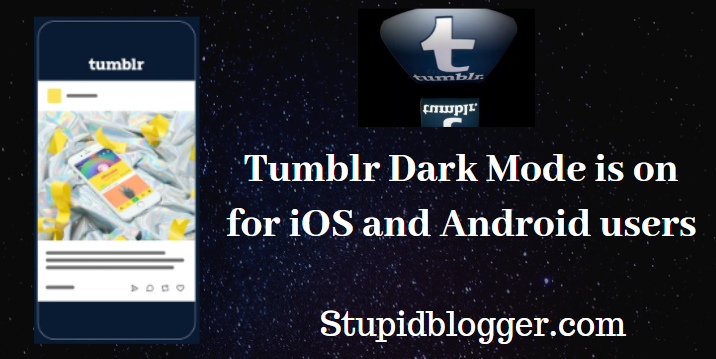 Tumblr Dark mode