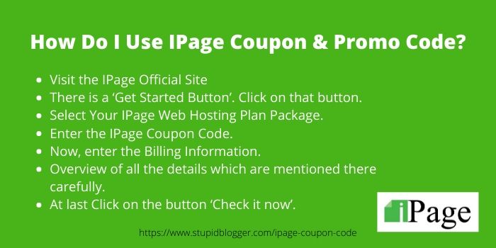 iPAGE Promo CODE