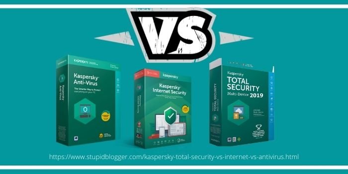 Kaspersky Total Security VS Internet VS Antivirus stupidblogger.com