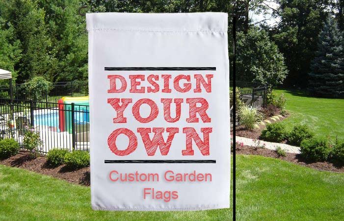 beautiful custom garden flags