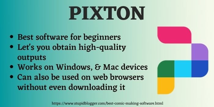 Pixton best comic making software