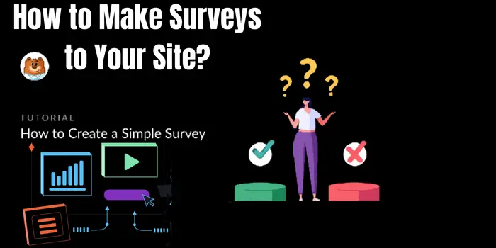 How to Make Surveys to Your Site