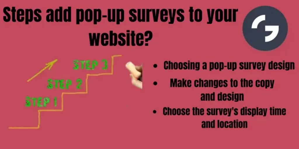 Steps add pop-up surveys to your website