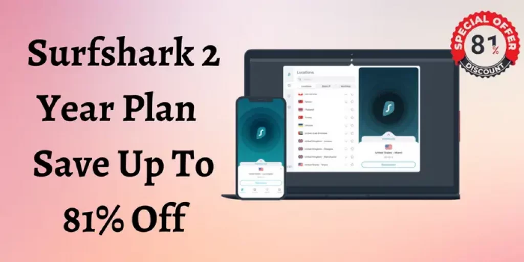 81% discount on Surfshark  