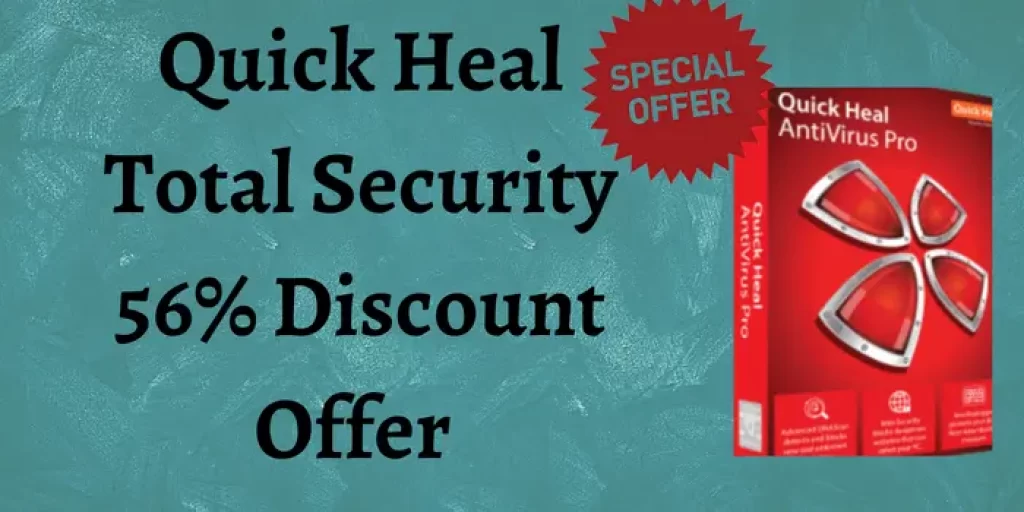 Quick Heal 56% discount offer