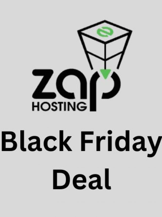 Zap Hosting Black Friday Deal – 80% Off
