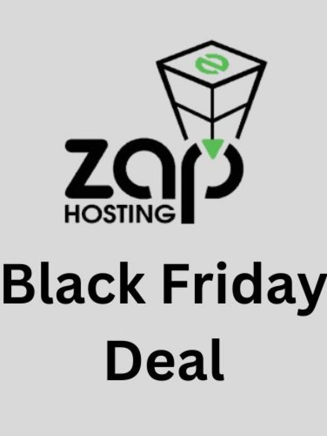 Zap Hosting Black Friday Deal – 80% Off