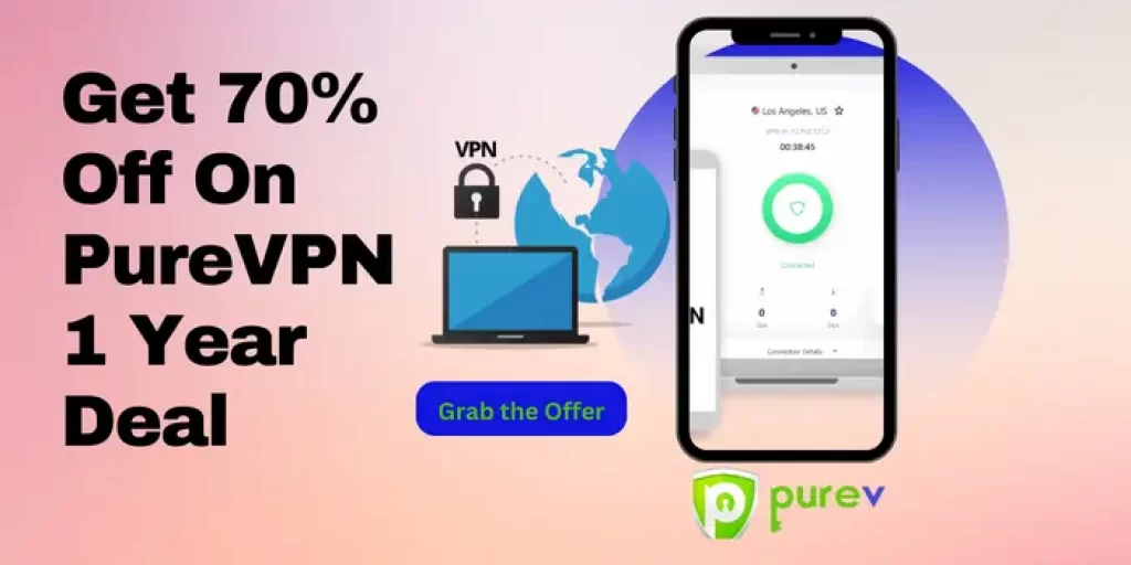 PureVPN 1 year 70% discount deal