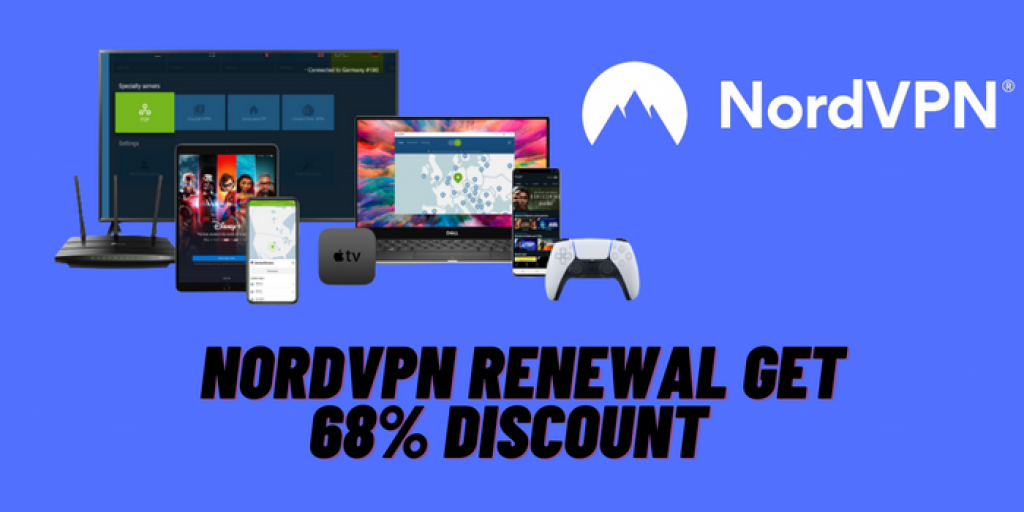 NordVPN 68% Renewal discount Offer 