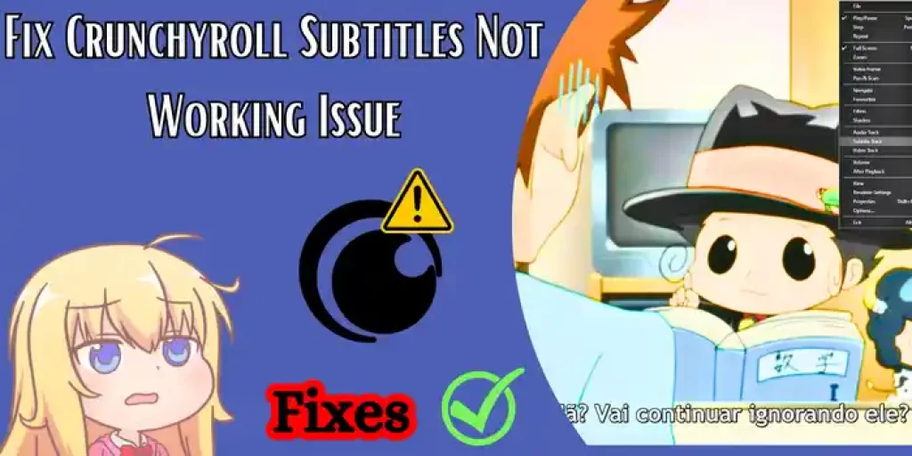 Fixes Crunchyroll Subtitles Not Working